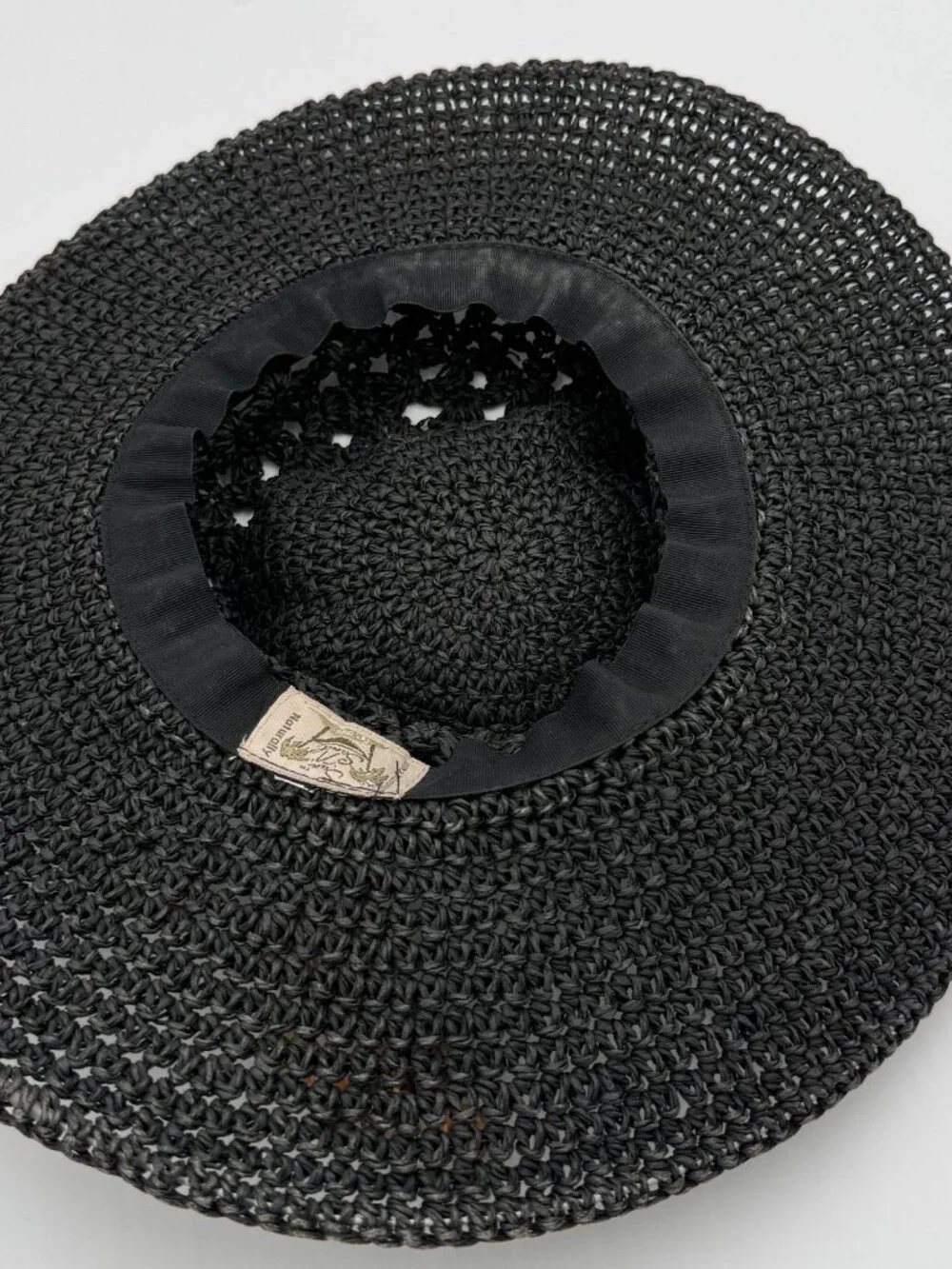 Vintage Sun N Sand Soft Sun Hat w/ Beaded Band